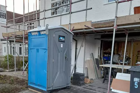 construction site toilet hire
