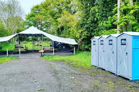 small event toilets