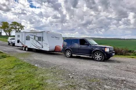 caravan towing