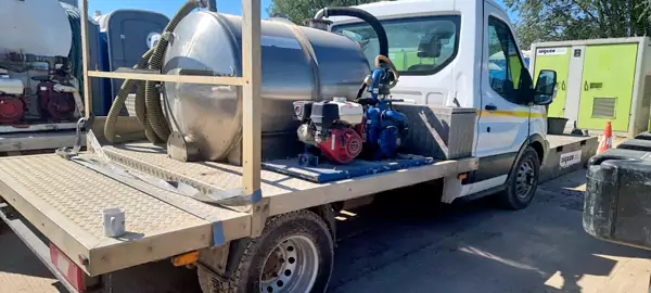 algeco portable toilets sanitation vehicle