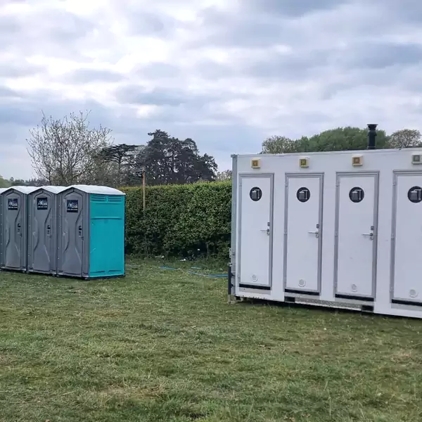 showers & toilets at east anglia game fair