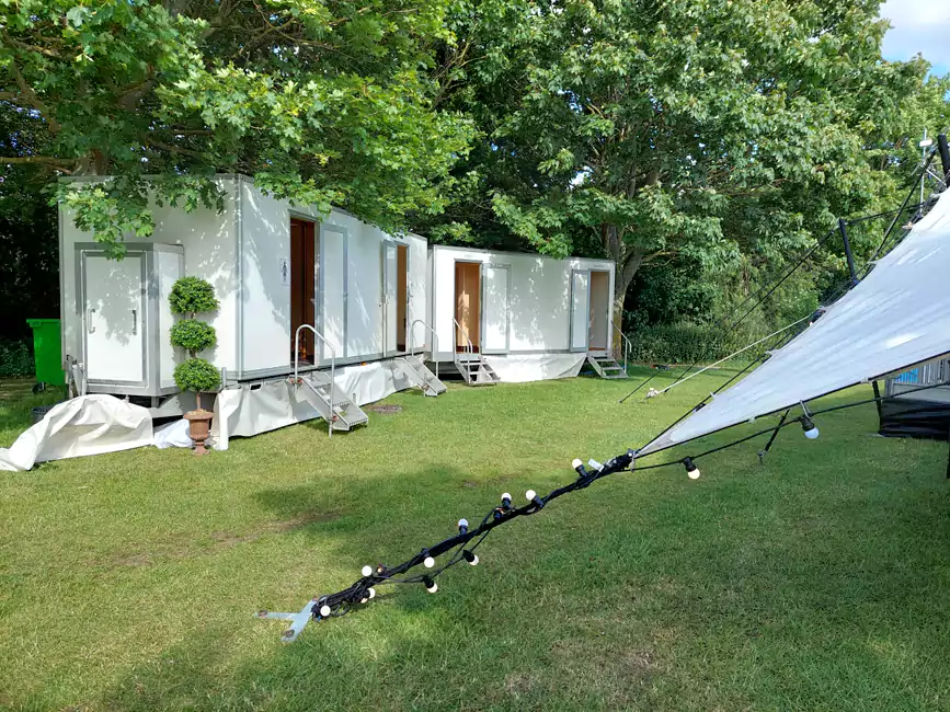 A Star All Solutions toilet hire location in The Midlands luxry toilet trailer hire