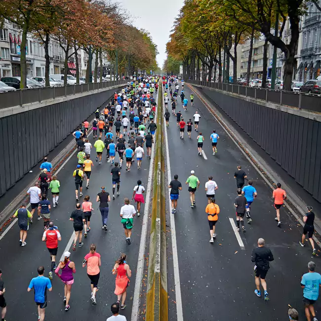 marathon sporting events toilets