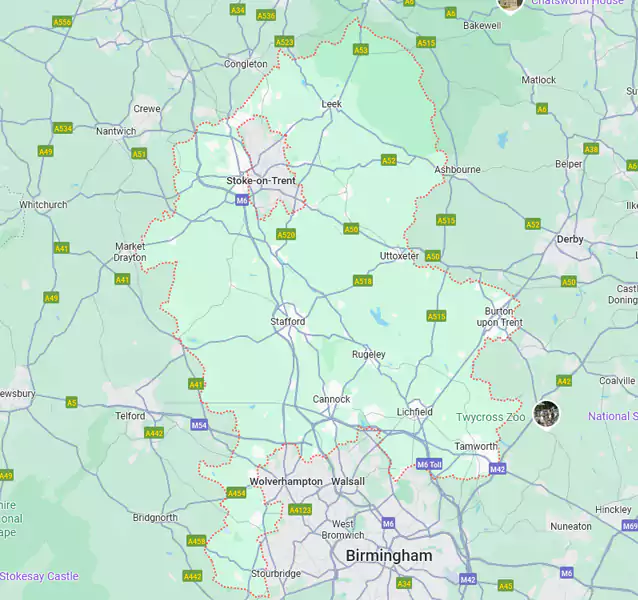 Staffordshire toilet hire