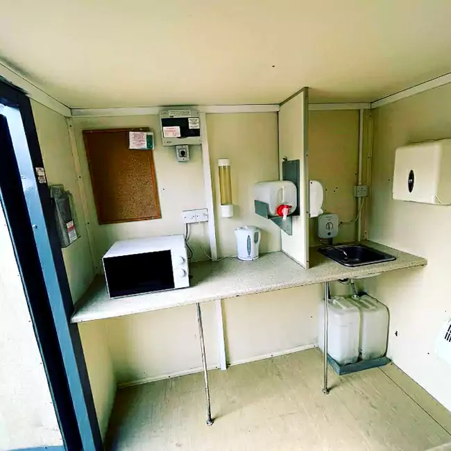 Welfare Unit Hire 2 welfare unit interior