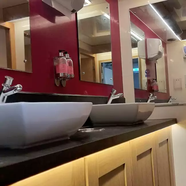 interior of vip luxury toilet trailer vip luxury toilet trailers interior washing facilities